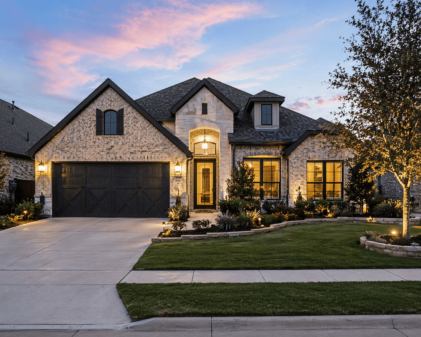 Beautiful Texas home exterior